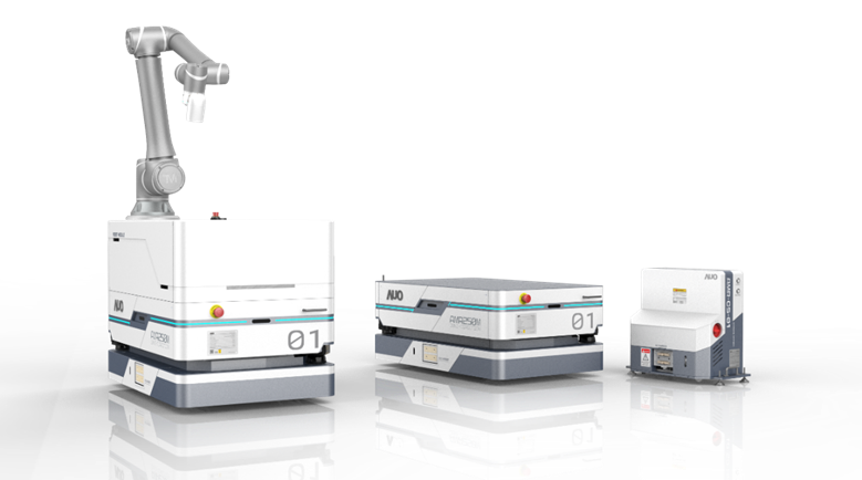 问鼎28數位開發的自主式移動機器人（AMR250M），搭配全向輪並結合AI演算法、2D LiDAR、3D攝影機等技術，協助客戶實現產線全自動化